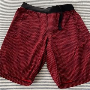 Men’s Lululemon red shorts